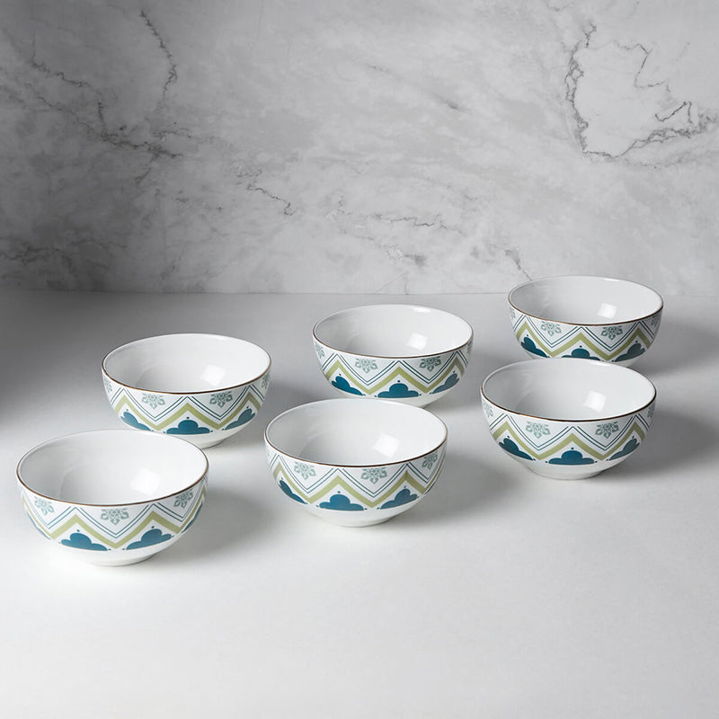 India Circus Versailles Bone China Dinner Set - 20 Piece Set media 4