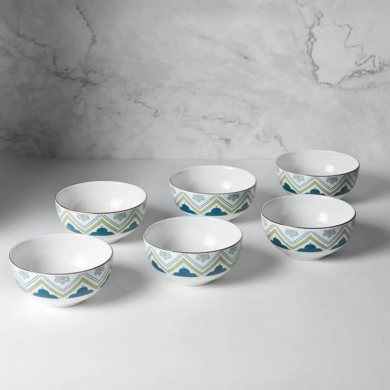 India Circus Versailles Bone China Dinner Set - 20 Piece Set media 4