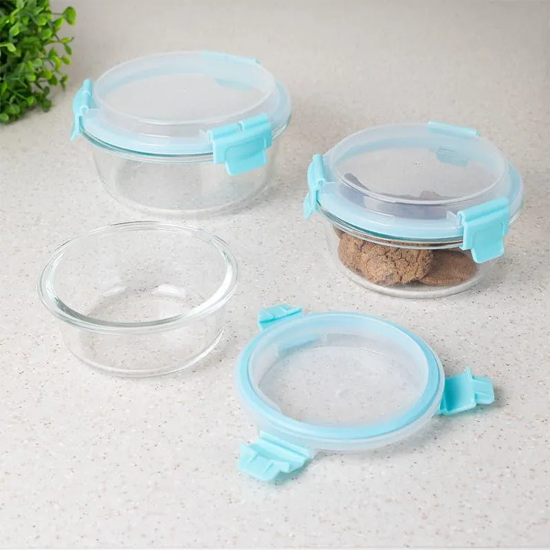 Flavour Tight Round Lunch Box - Aqua media 1