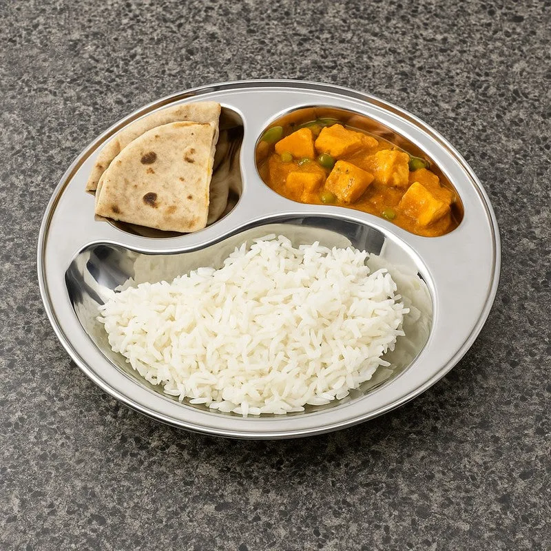 Servia Stainless Steel Dinner Plate - Set Of Six media 4