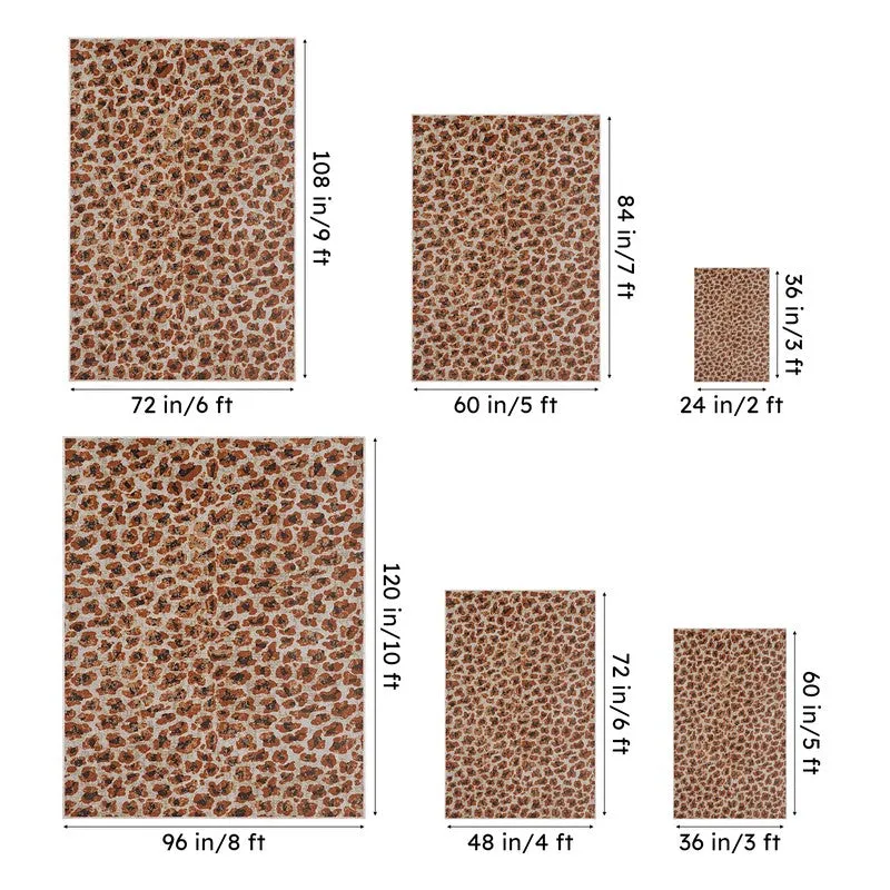 Leoperd Loom Carpet - Brown media 13