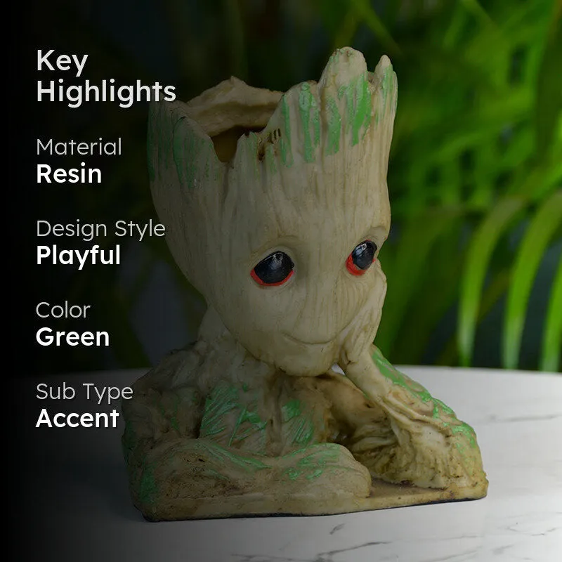Groot In Thought Resin Showpiece - 2