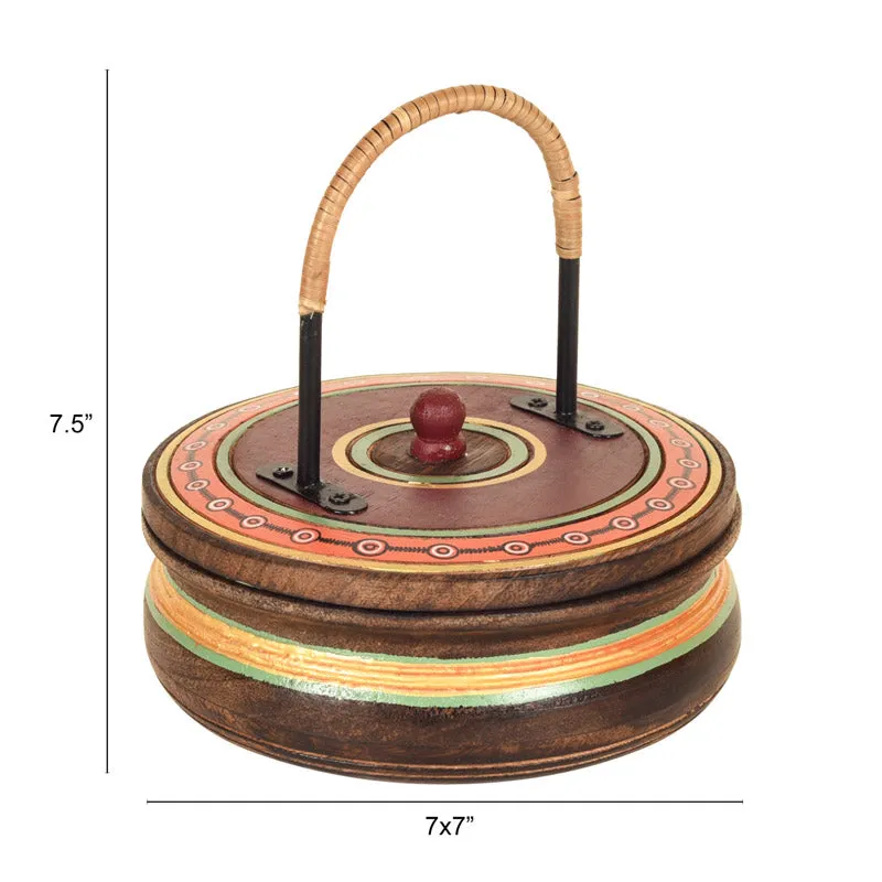 Bhrithi Handcrafted Wood Casserole media 7