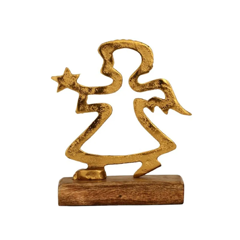 Peace Angel Aluminum Table Showpiece media 5