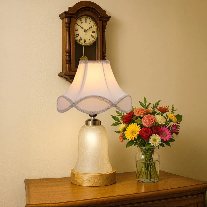 Zoravelle Arc Wooden Table Lamp - OffWhite media 3