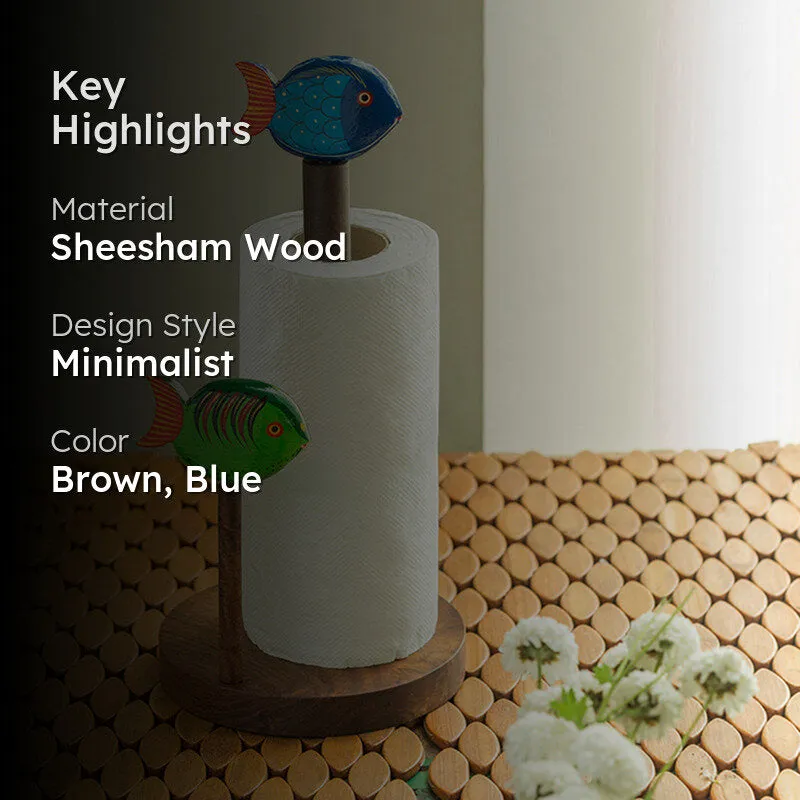 Ignis Sheesham Wood Tissue Holder media 2