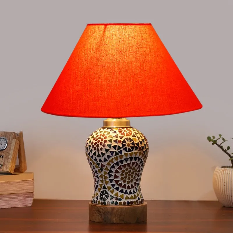 Ambexa Wooden Table Lamp - Multicolor media 3