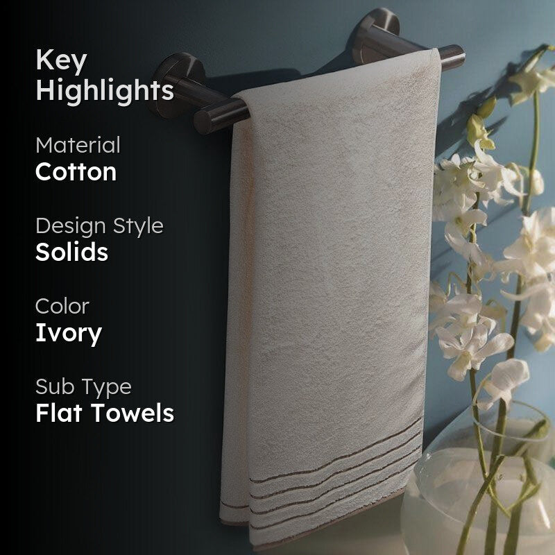 Hue Haven Bath Towel - Ivory media 2