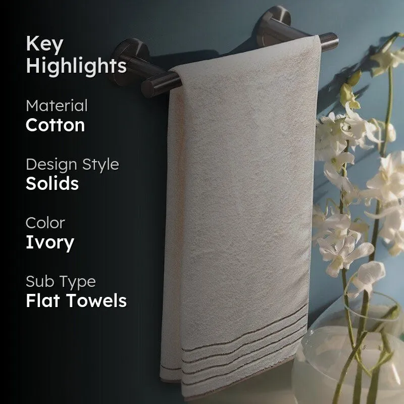Hue Haven Bath Towel - Ivory media 2