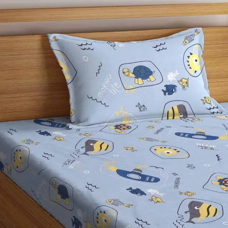 Imaginations Fly Printed Bedsheet - 180 GSM media 6