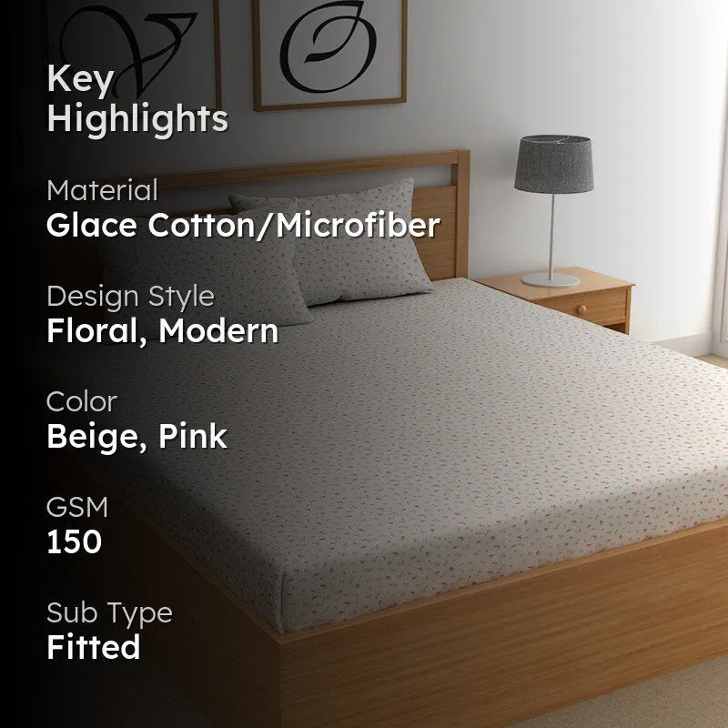 Arlene II Fitted Microfiber Microfiber Bedsheet - 150 GSM media 2