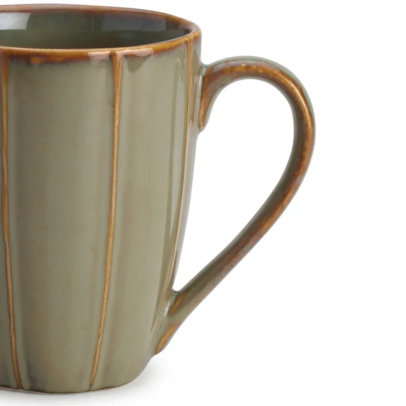 Ciro Porcelain Coffee Mug (300 mL Each/White) - Set of Two media 7
