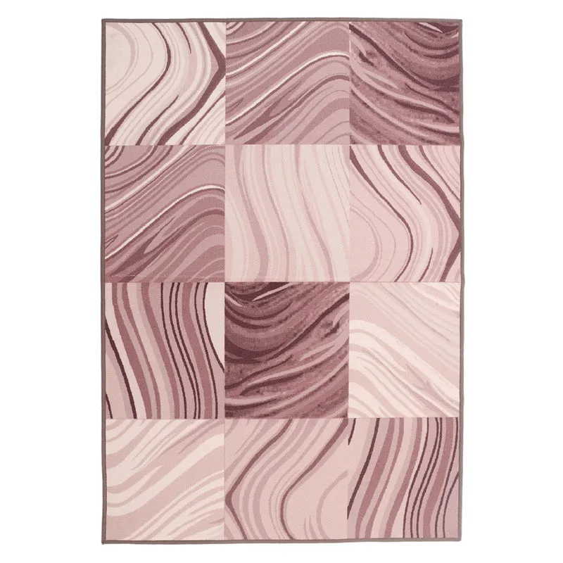 Pastel Grids Anti-Skid Carpet media 1