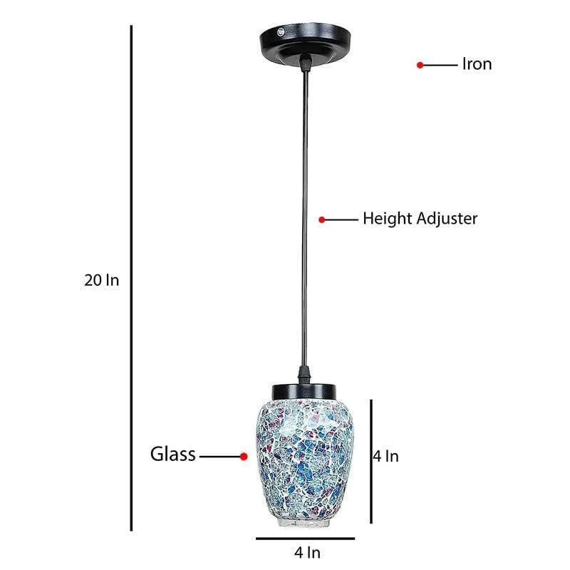 Bell Bottom Glass Ceiling Lamp media 8