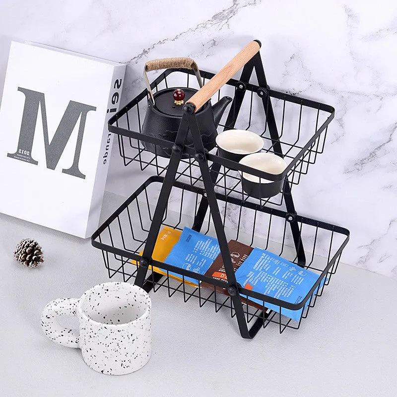 Harvest Nest Metal Fruit Basket - Black media 7