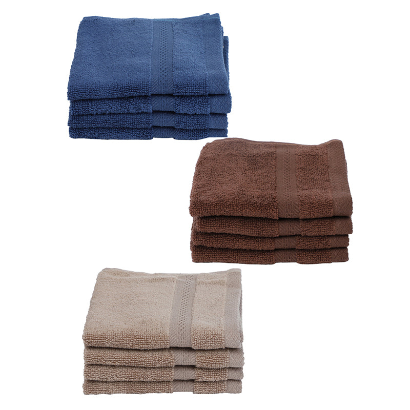 Dewa Neutrals Miorah Face Towel - Set Of Twelve media 5