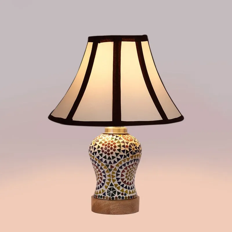 Aurenique Wooden Table Lamp - Multicolor media 6