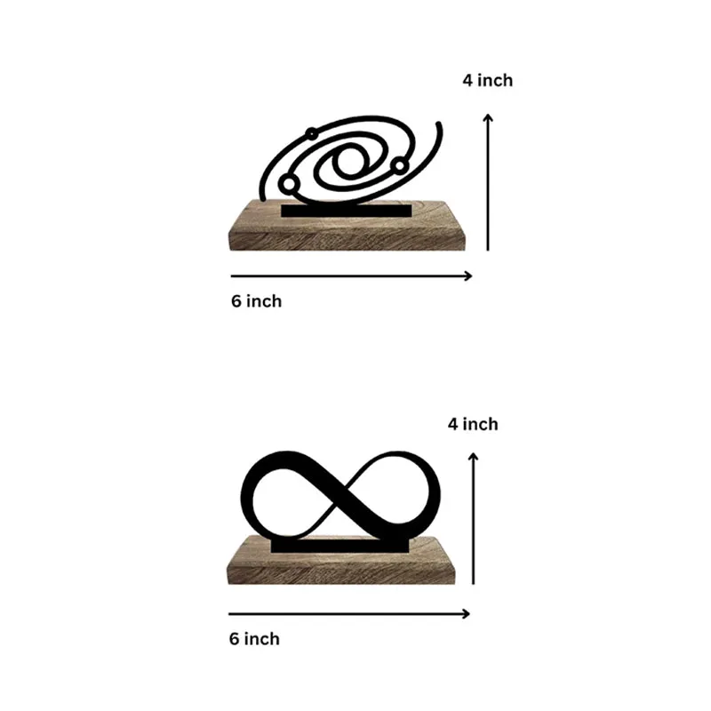 Eternal Cosmos Showpiece - Set Of Two media 8