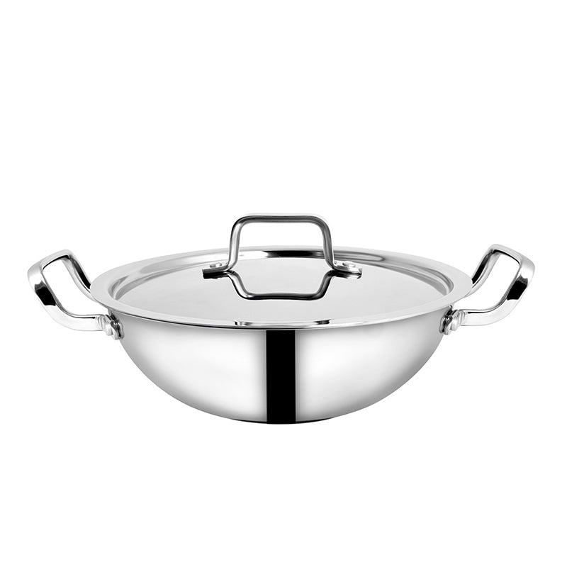 Trivanta Triply Kadhai With Lid - 1500 mL/10 Inch image 5