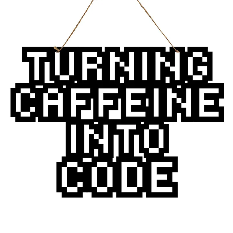 Turning Caffeine Into Code Mild Steel Wall Accent media 3