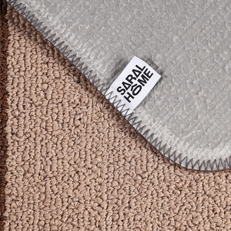Stripe Haven Kitchen Floor Mats (Brown) - Set of Two media 5