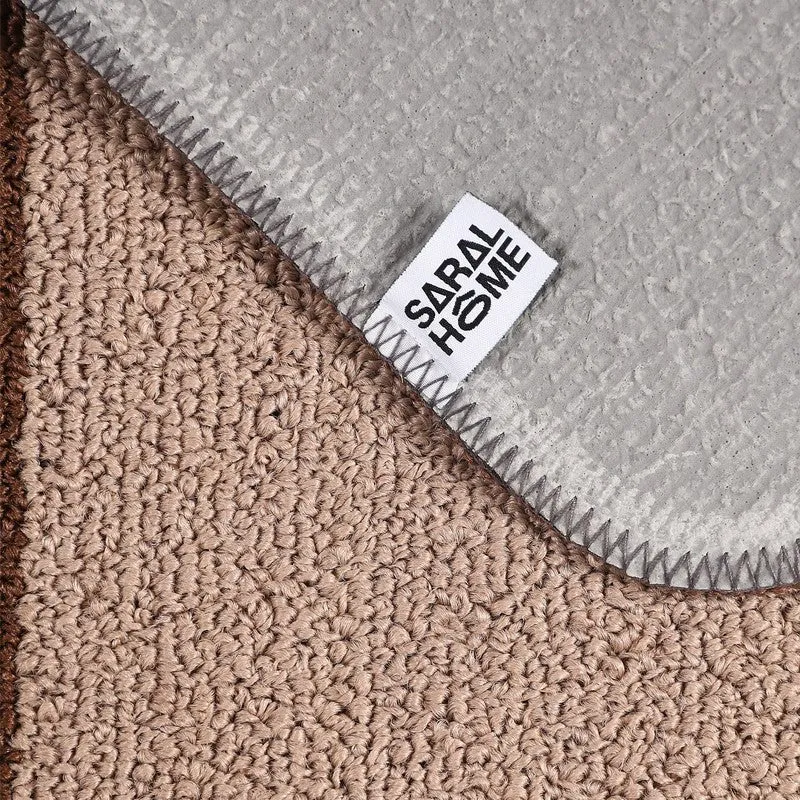 Stripe Haven Kitchen Floor Mats (Brown) - Set of Two media 5