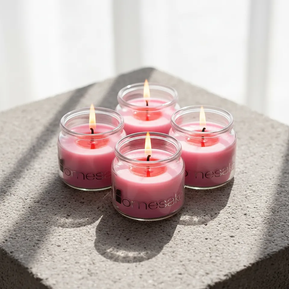 Geode Scented Candle (Lavender) - Set Of Four media 1