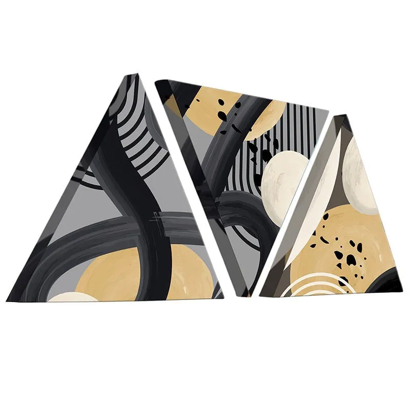 Blackstone Triad Abstract Canvas Wall Art - Set Of Three media 3
