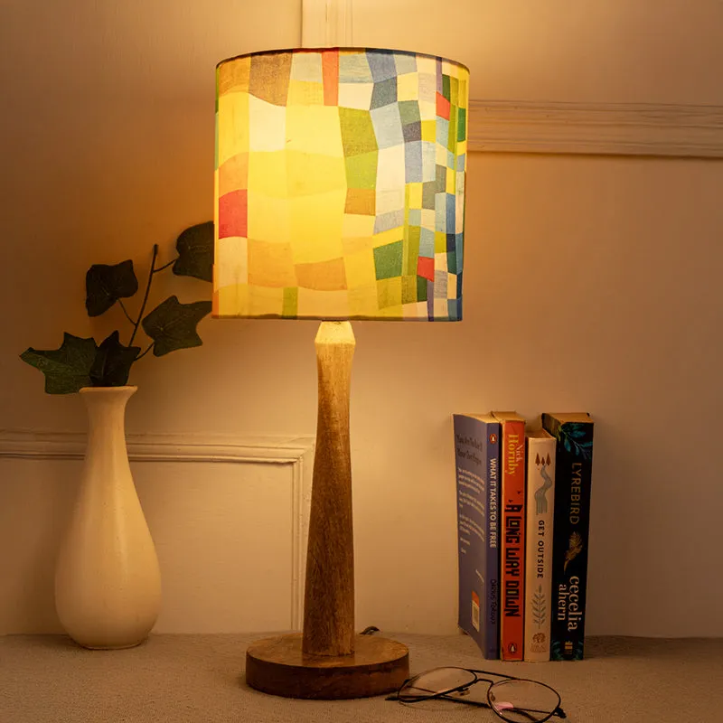 Color Mosaic Fabric Table Lamp - Multicolor media 1