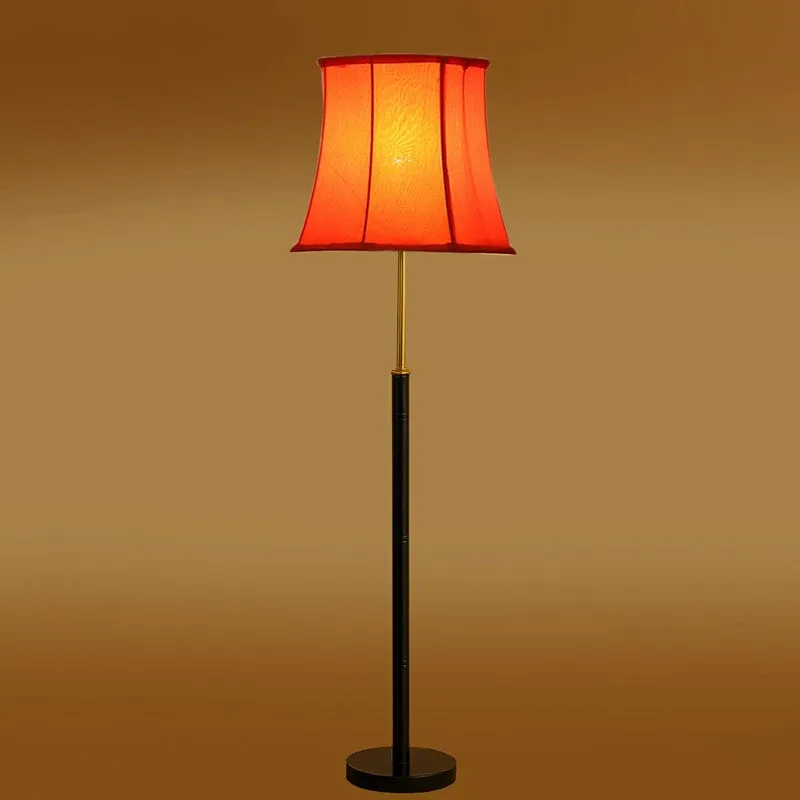 Modern Arc Wooden Floor Lamp - Orange media 7