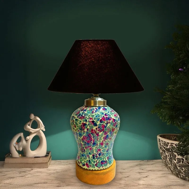 Nerix Wooden Table Lamp - Multicolor media 1