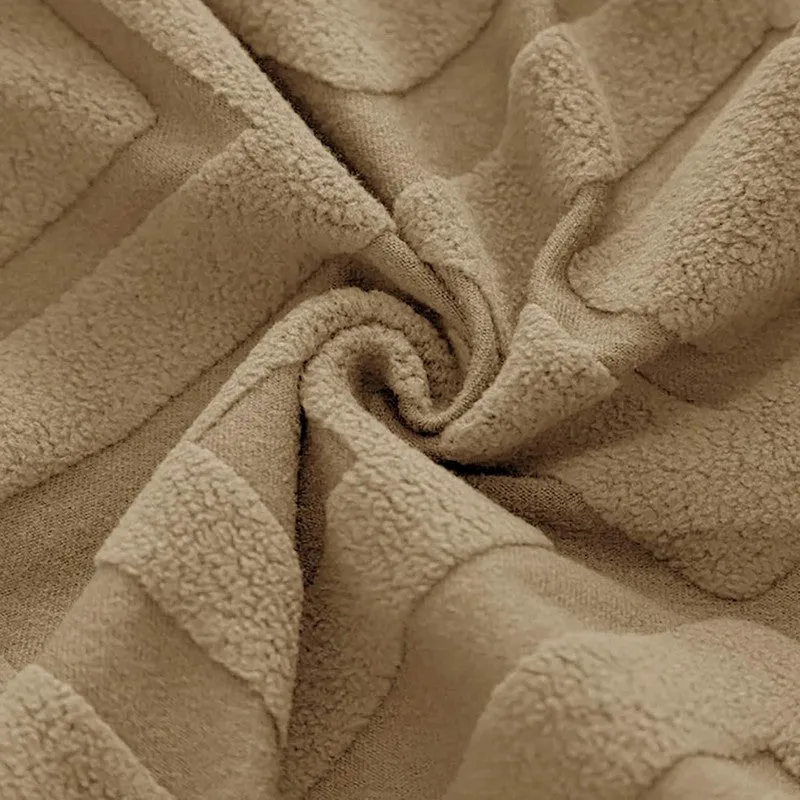 Diamante Jacquard Chair Cover (Camel) - Set Of Four media 5