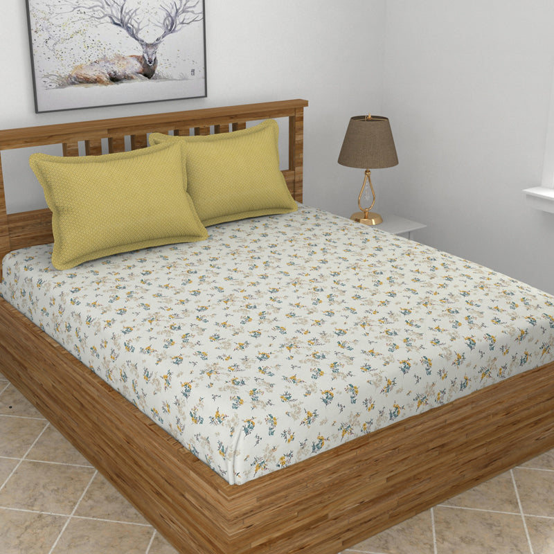 Golden Grove Micro Fiber Bedsheet - 150 GSM