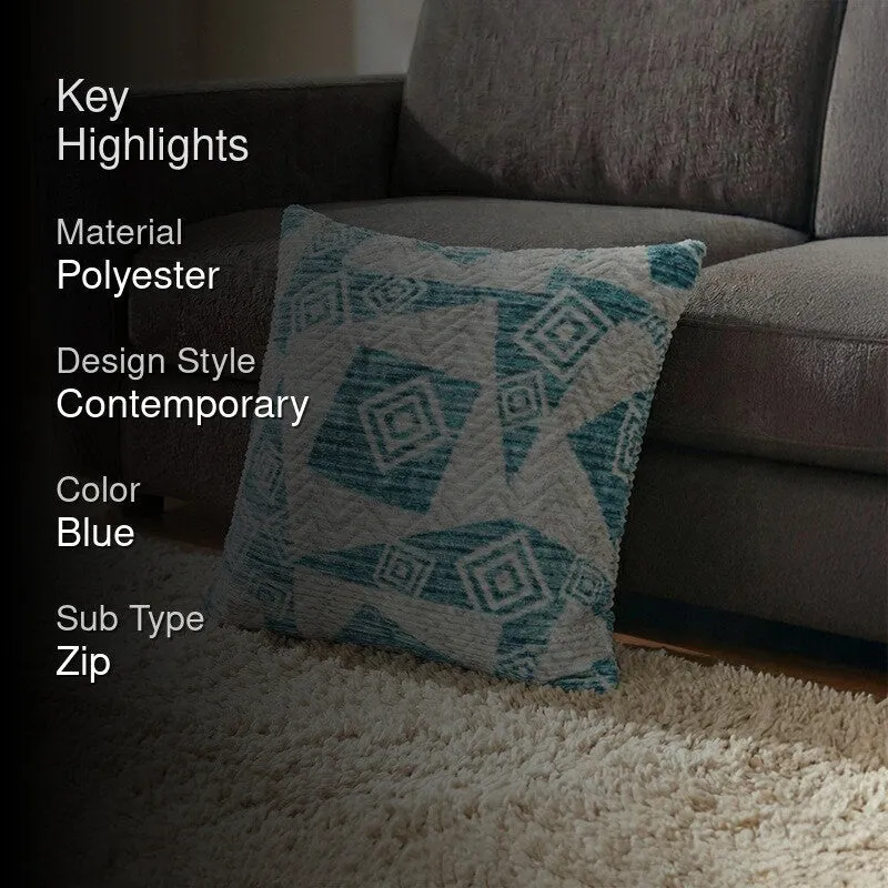 SquareDrift Cushion Cover - Blue media 2