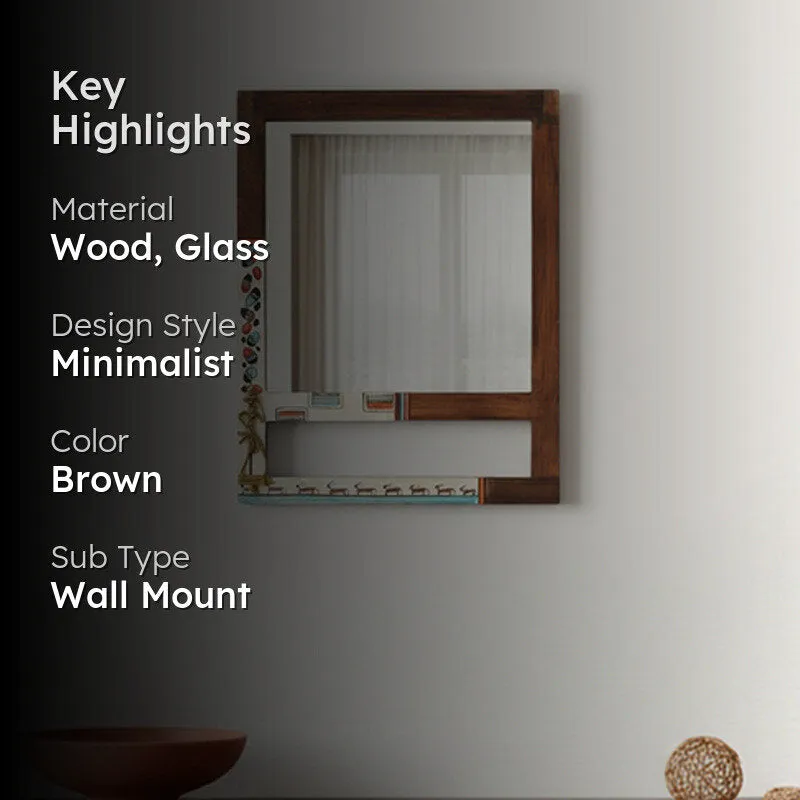 Brada Wooden Mirror - 2