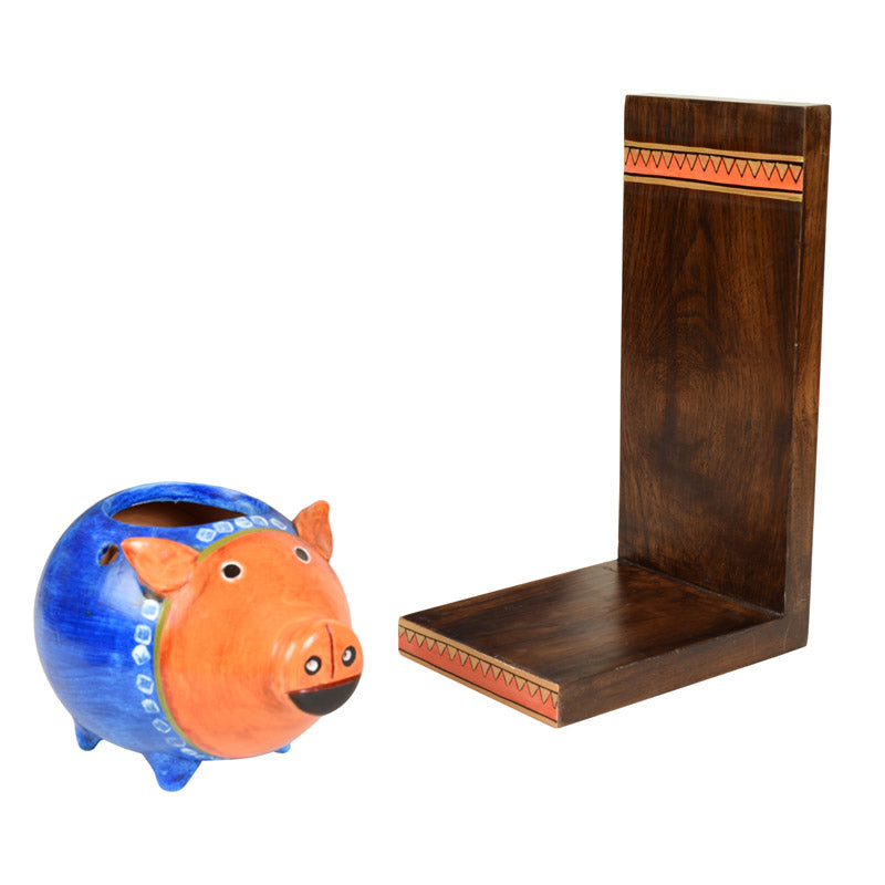 Samira Wall Shelf With Planter - Two Piece Set media 6
