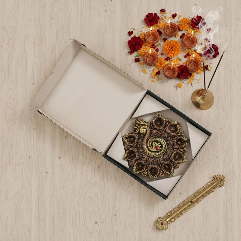 Mayurajyoti Terracotta Diya media 8