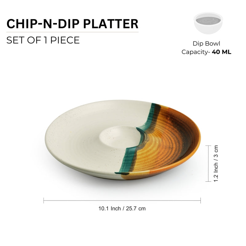 Zevo Ceramic Chip & Dip Platter media 7