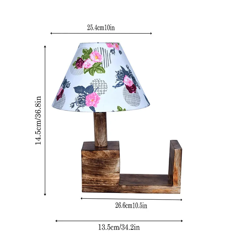 Sentry Rosa Fabric Table Lamp - Multicolor media 6
