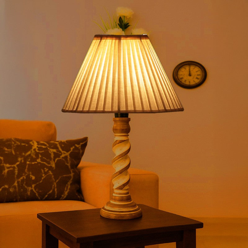 Modera Zyno Wooden Table Lamp - White