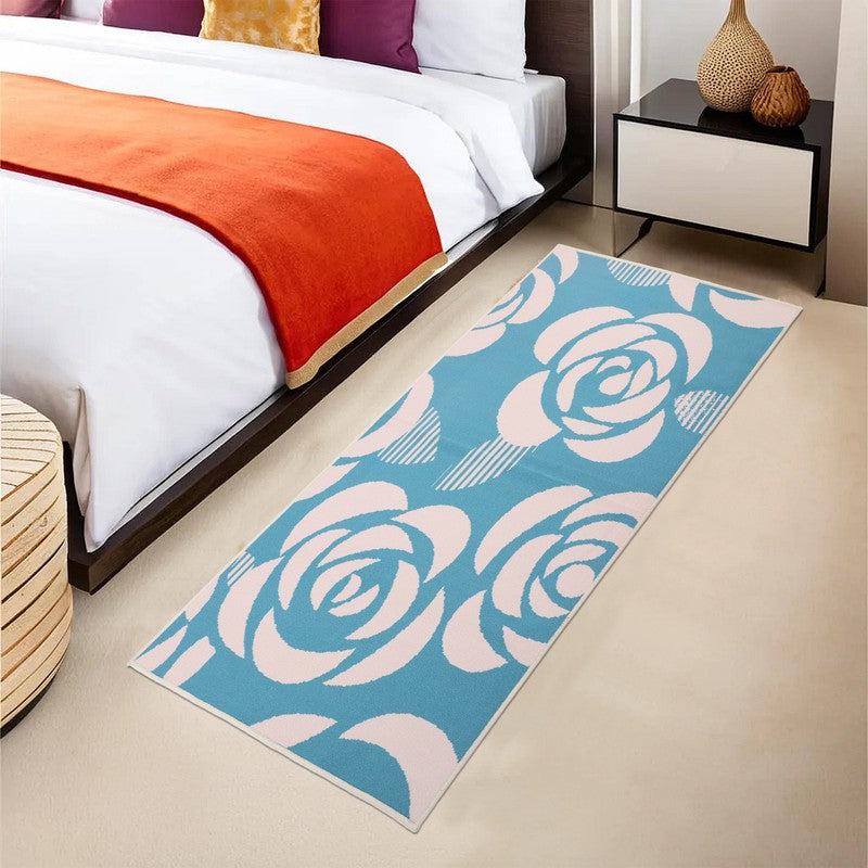 Rosella Nylon Runner Rug - Blue media 3