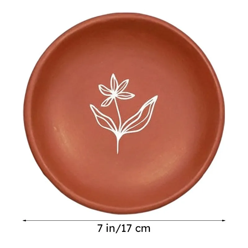 Botanical Terracotta Wall Plate - Set Of Nine media 10
