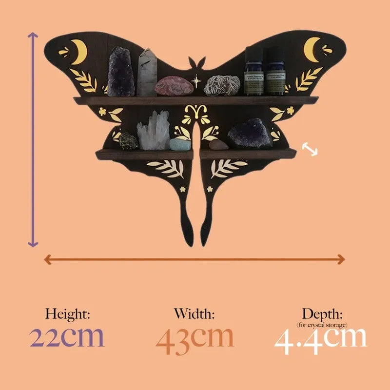 FlutterForm Butterfly Backlit Wall Shelf media 5