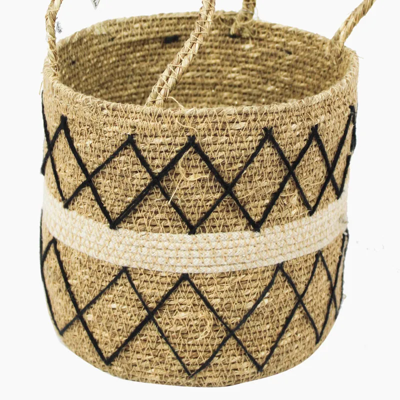 Raaya Sea Grass Natural Fiber Storage Basket media 4