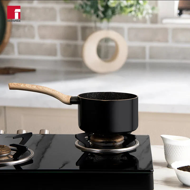 Bergner Bellini Plus Marble Non Stick Saucepan - 1800 ML media 1