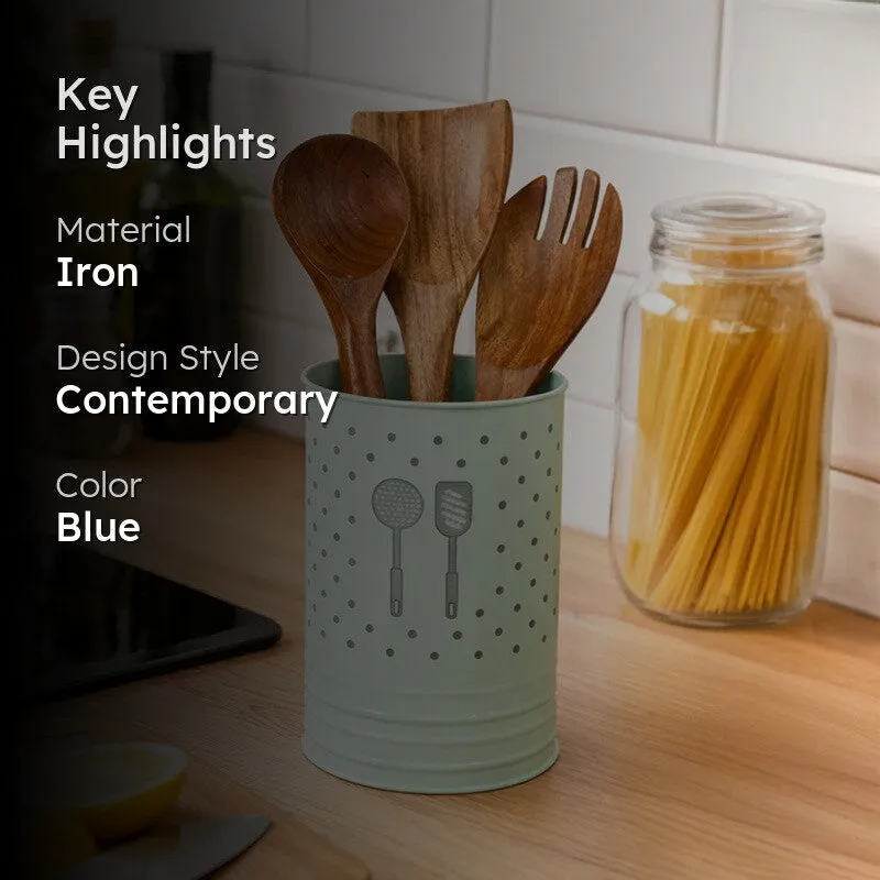 HomeSmart Sturdy Cutlery Stand - Blue media 2