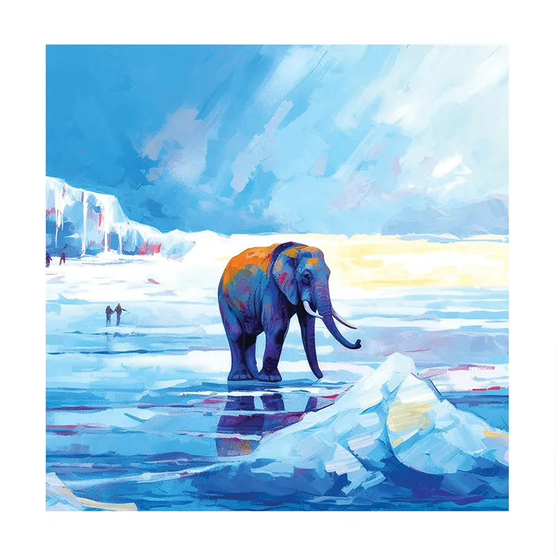 Desolate Haathi Canvas Wall Art media 3