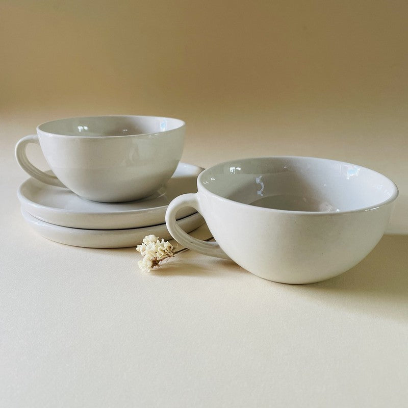 Lunar Brew Cup & Saucer (240 Ml) - Four Piece Set media 6