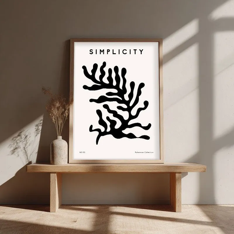 Natural Rhythm Canvas Wall Painting With Brown Frame media 4