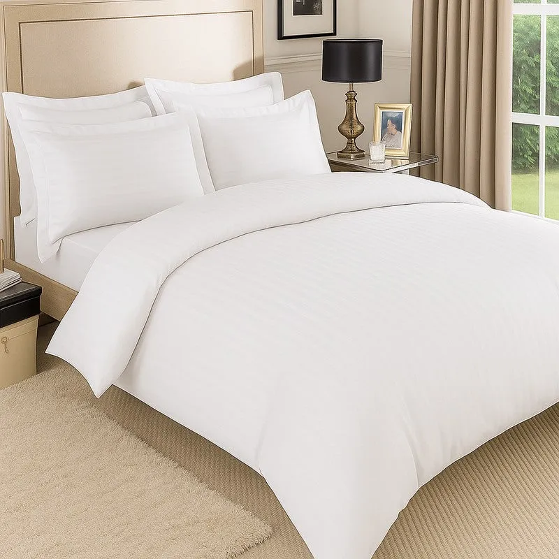 PureLine Cotton Bedsheet (White) - 600 TC media 3